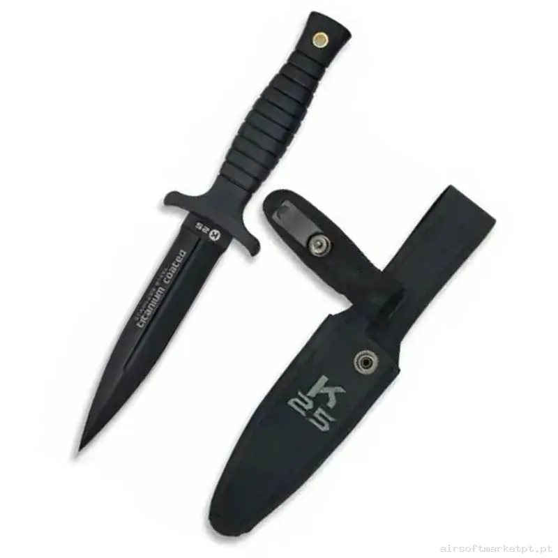 Faca Botero K25 31699 Revestido de Titânio 12.5cm com Capa — Ferramentas — Airsoft Market PT
