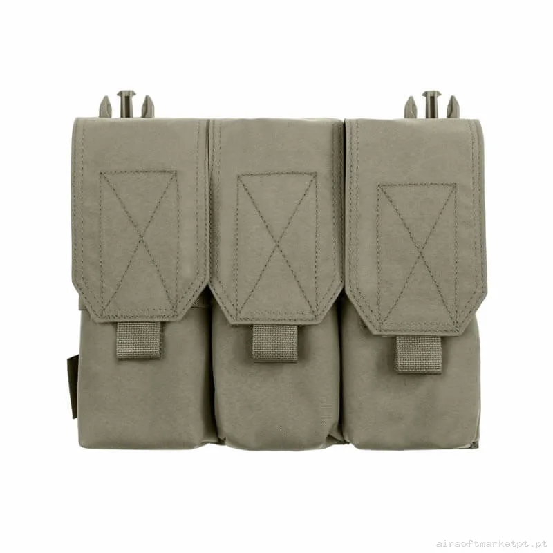 Pouch Magazine Pouch Triple M4 Warrior Assault Covered Detachable for Rpc Ranger Green — Coletes & Rigs — Airsoft Market PT