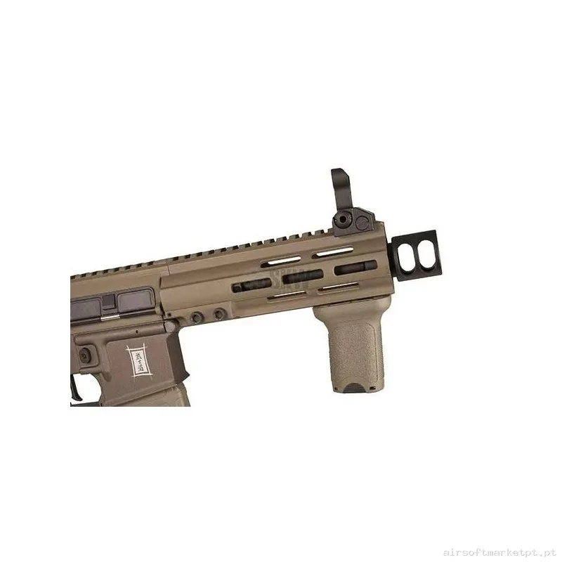 REPLICA BUSHIDO REI TAN CON GATILLO ELÉCTRONICO MEJORADA - SAIGO DEFENSE — Rifles de Assalto (AR/M4/AK) — Airsoft Market PT (foto 2)