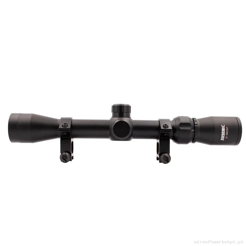 Visor Arsenic Argon 3-9X32 EG negro — Miras & Ópticas — Airsoft Market PT (foto 3)