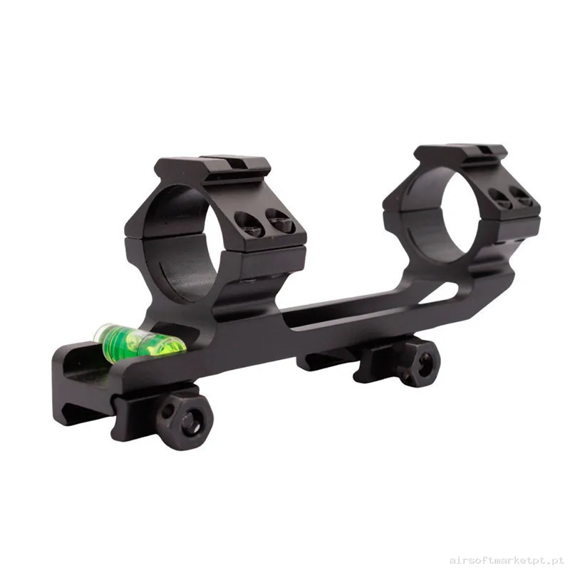 Montura Arsenic 30 mm nivel Burbuja negro — Miras & Ópticas — Airsoft Market PT