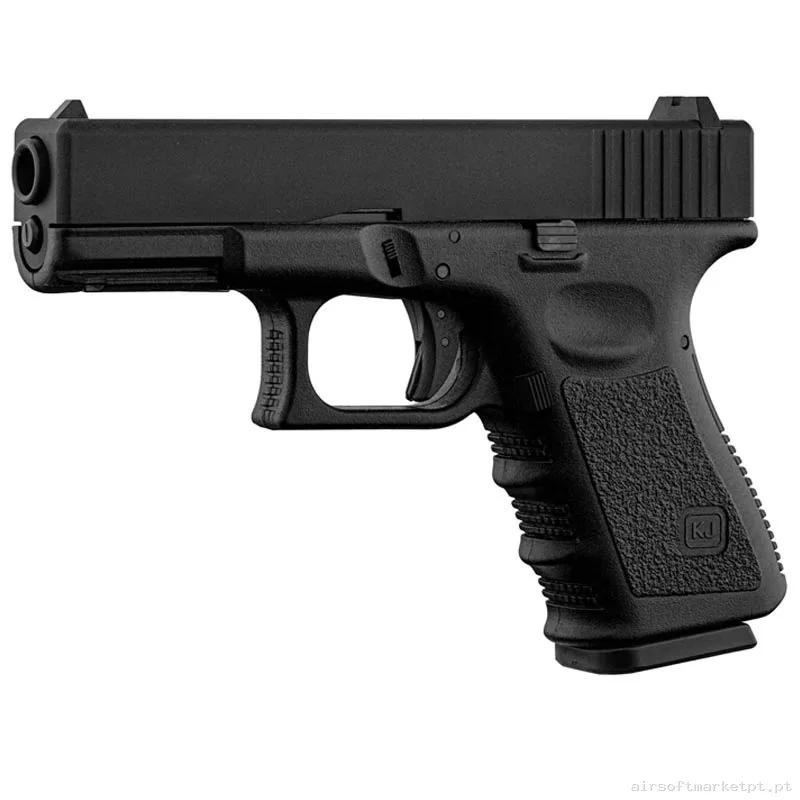 Réplica GBB Pistola Kj Works G23 preta — Pistolas — Airsoft Market PT