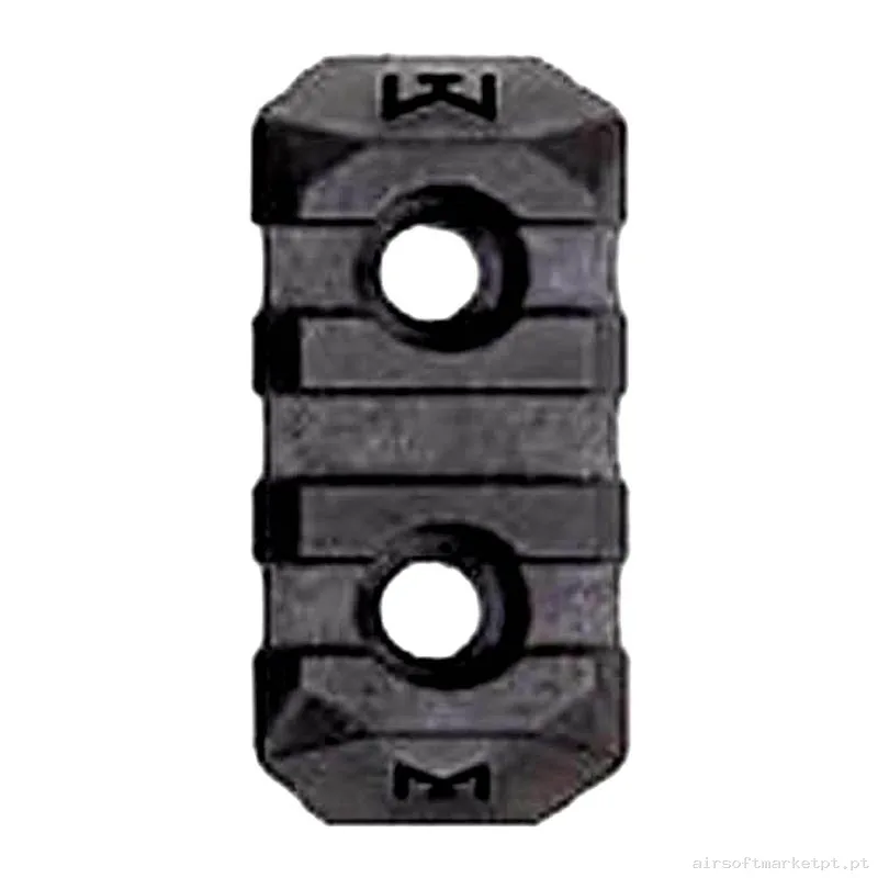 Externo Trilho M-Lok PTS 3 Slot negro — Acessórios & Componentes — Airsoft Market PT