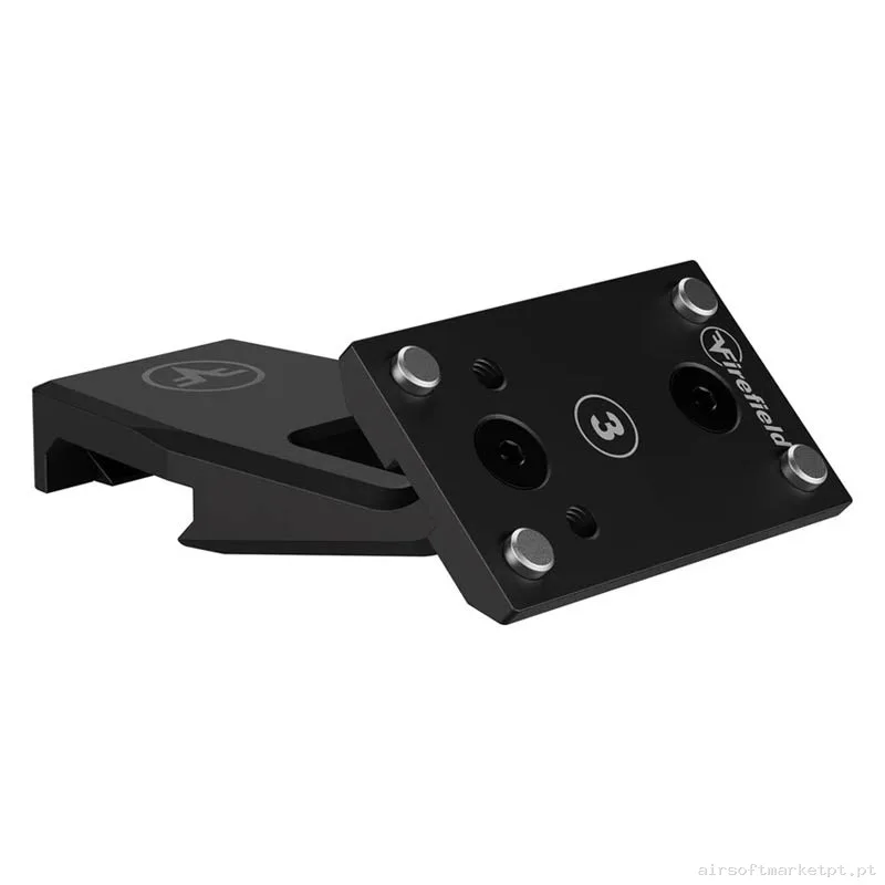 Montagem Externa RIS Lateral Angular 45º Firefield RA-45 preto — Acessórios & Componentes — Airsoft Market PT