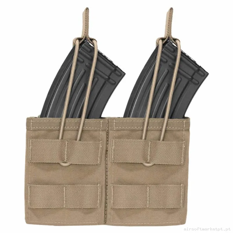 Pouch Magazine Pouch Doble Ak Warrior Assault Open Top coyote tan — Coletes & Rigs — Airsoft Market PT