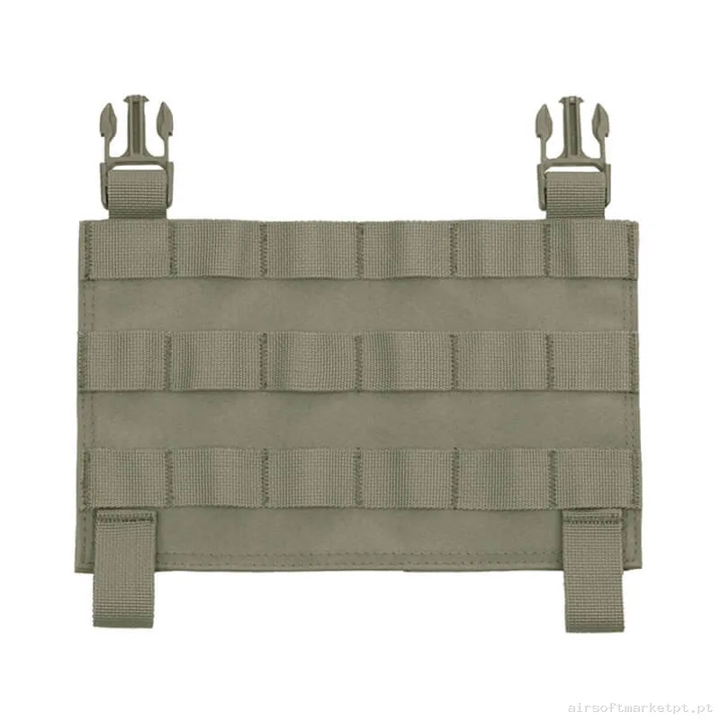 Front Panel Warrior Assault Detachable Plain MOLLE Ranger Green — Coletes & Rigs — Airsoft Market PT