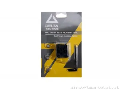 Laser Vermelho com Rail Picatinny Delta Tactics — Miras & Ópticas — Airsoft Market PT (foto 4)
