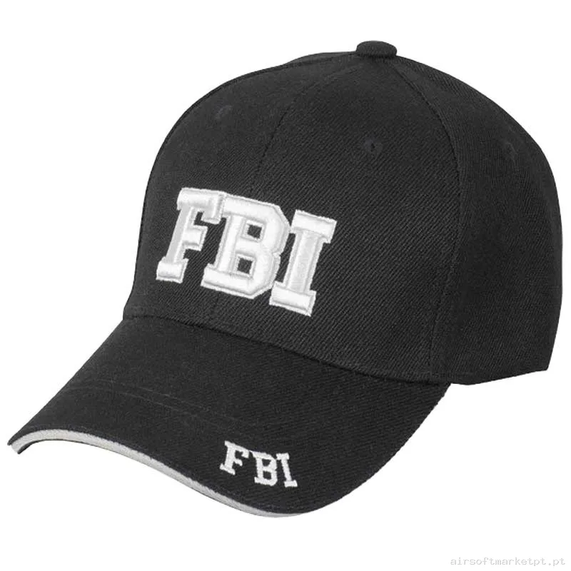 Gorra Beisbol Barbaric Fbi negra — Proteção Ocular & Facial — Airsoft Market PT