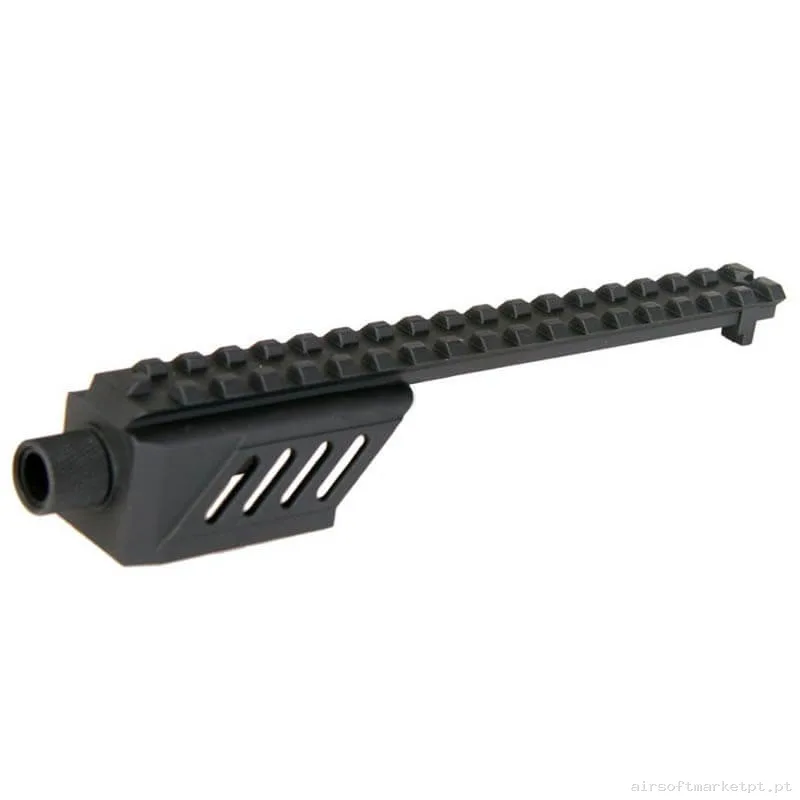 Parte externa Montura Trilho RIS Pistola Cyma G18 negro — Acessórios & Componentes — Airsoft Market PT