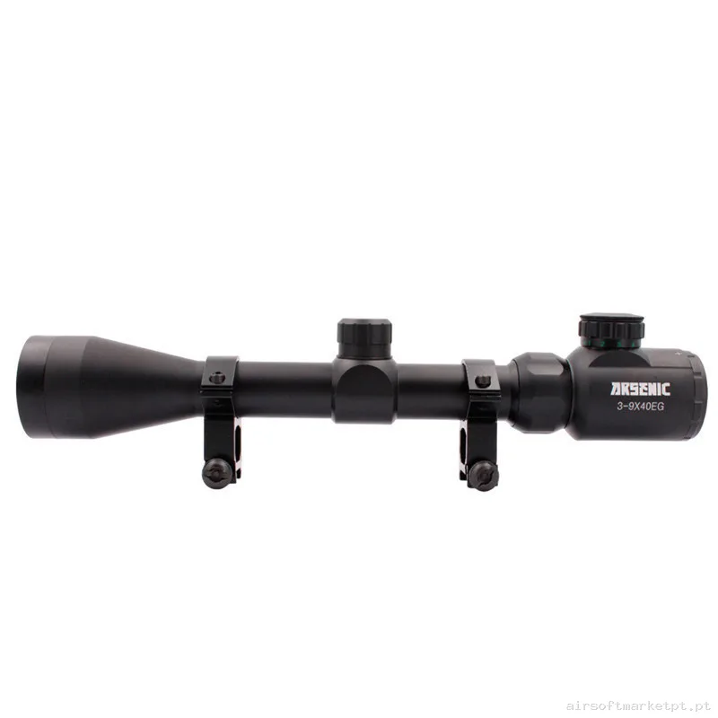 Visor Arsenic Argon 3-9X40 EG negro — Miras & Ópticas — Airsoft Market PT (foto 5)