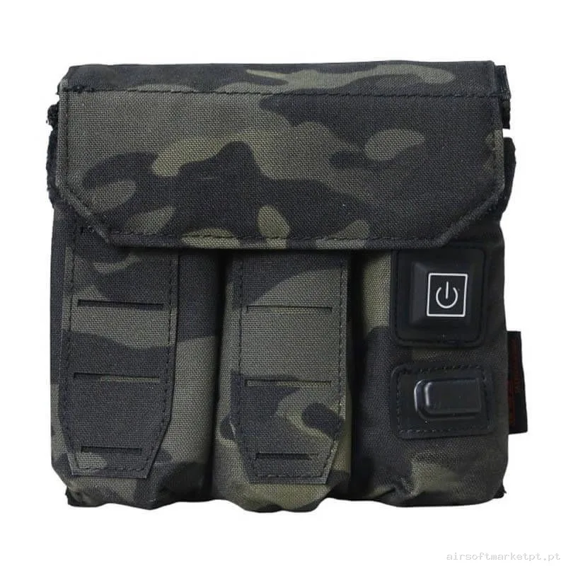 Pouch Portacargador Triple Pistola Calentador Soetac Multicam Black — Coletes & Rigs — Airsoft Market PT