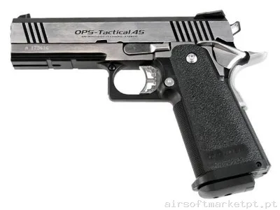 Hi Capa 4.3 Dual Stainless Tokyo Marui — Pistolas — Airsoft Market PT