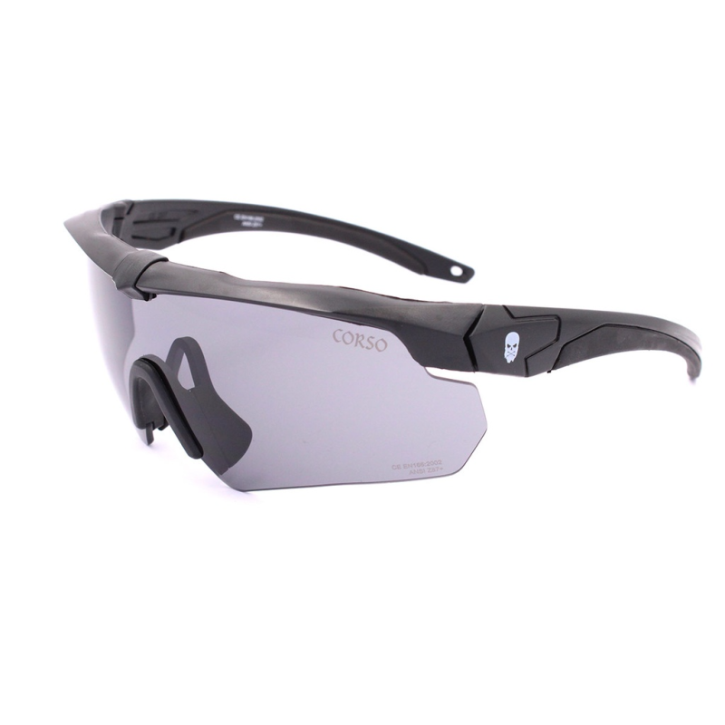 Óculos Corso Revenge Gunner 3 Lentes – Preto [Corso] — Proteção Ocular & Facial — Airsoft Market PT