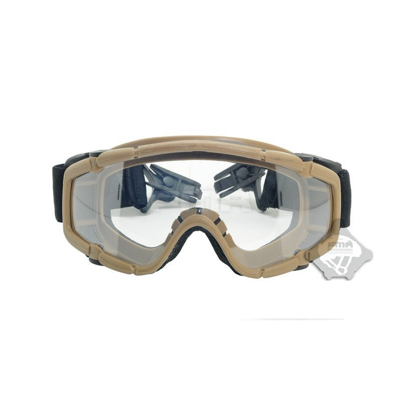 Oculos SI Desert para capacete [FMA] — Proteção Ocular & Facial — Airsoft Market PT