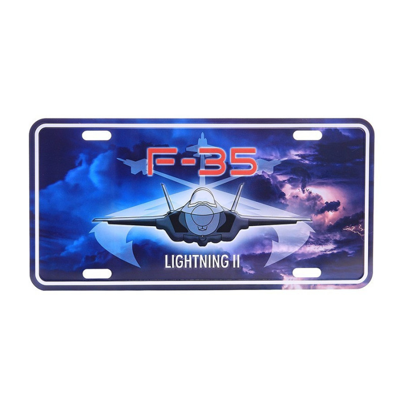 Placa Matrícula "F-35 Lightning II" — Outros — Airsoft Market PT