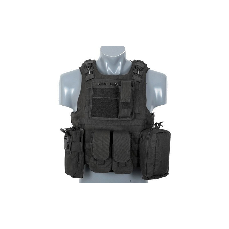 Colete AAV FSBE Preto — Coletes & Rigs — Airsoft Market PT