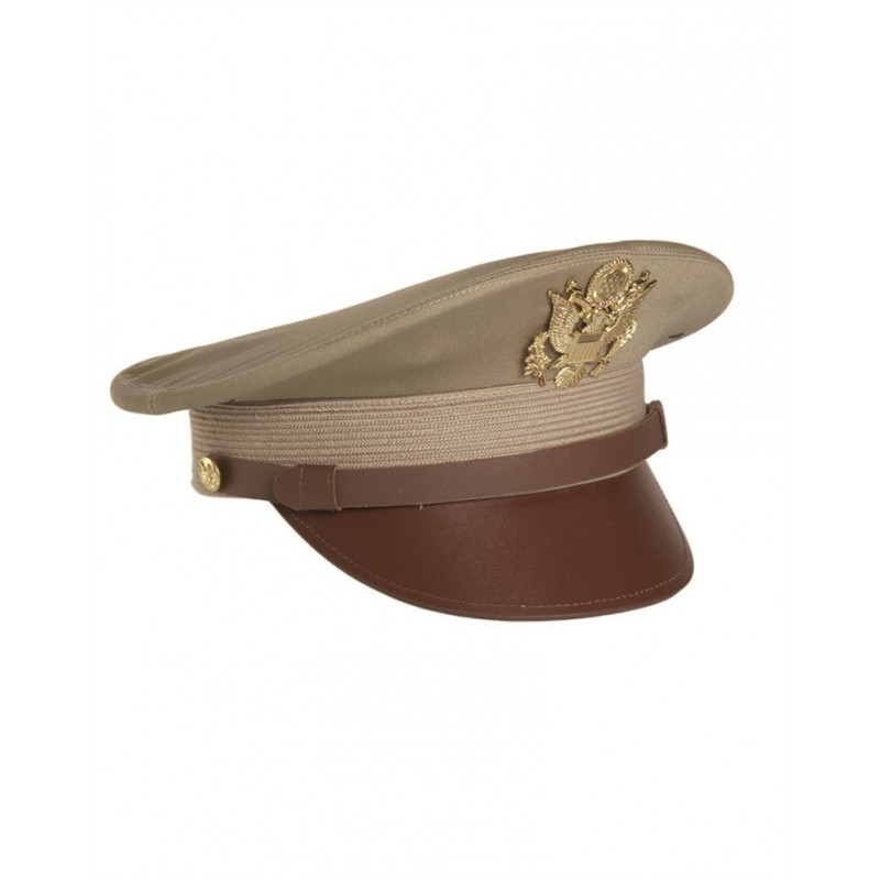 Chapéu de Oficial Khaki com Insígnias — Vestuário (Fardas) — Airsoft Market PT