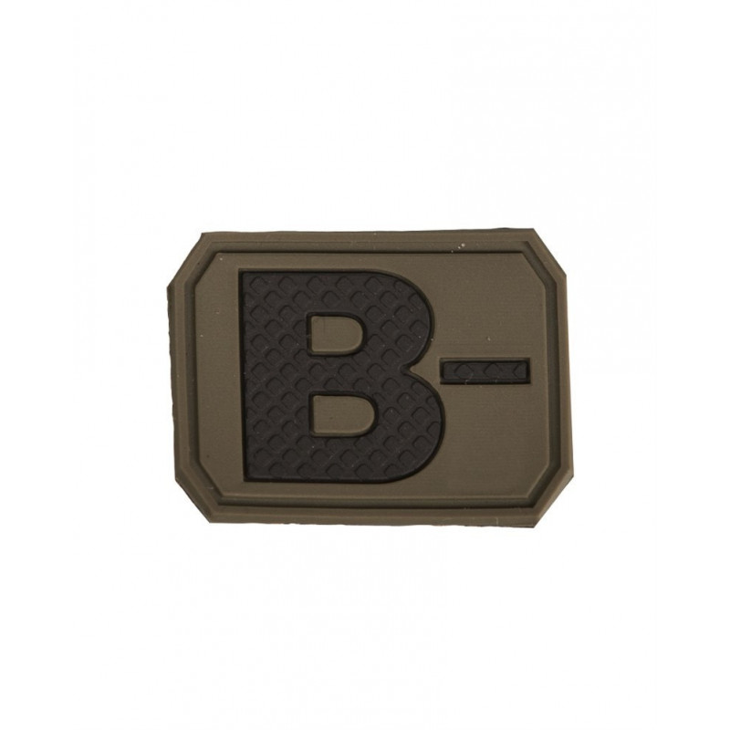 Patch PVC B Negativo Olive [Miltec] — Patches & Decoração — Airsoft Market PT