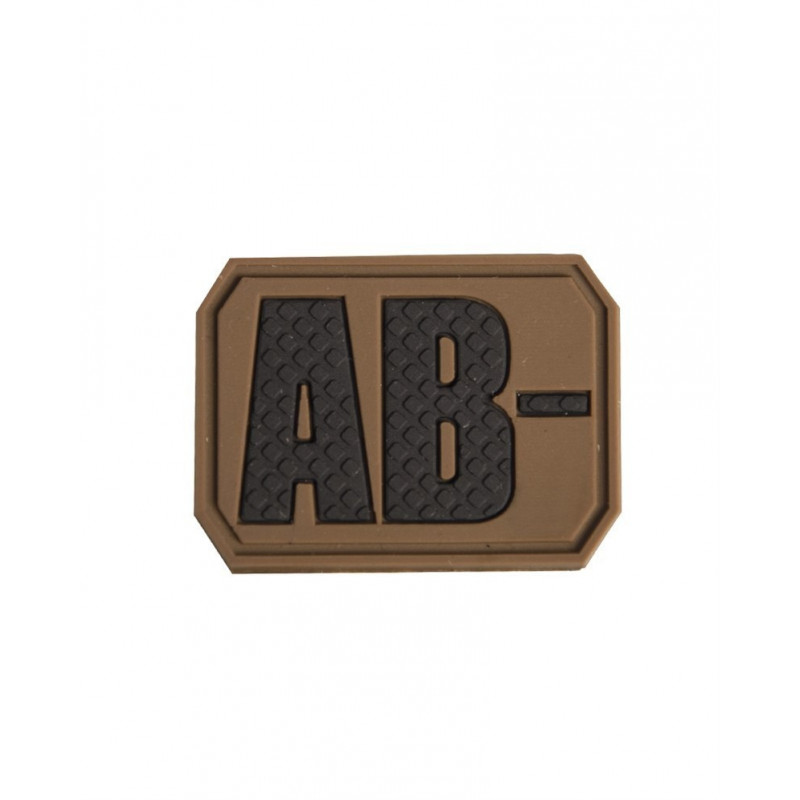 Patch PVC AB Negativo Coyote — Patches & Decoração — Airsoft Market PT