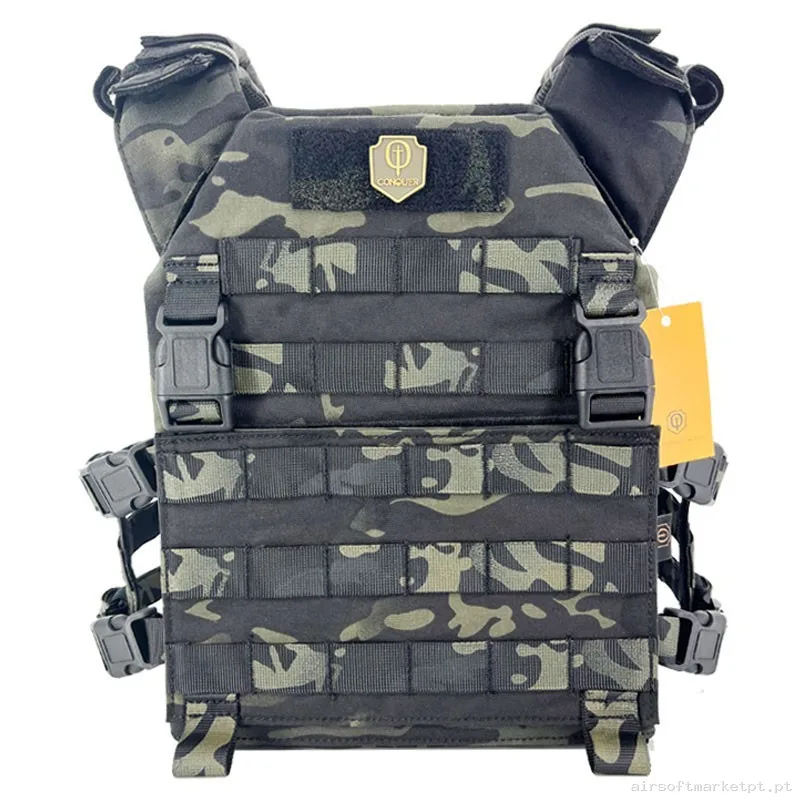 CHALECO MPC CONQUER GEN 2 ESTILO MULTICAM BLACK — Coletes & Rigs — Airsoft Market PT