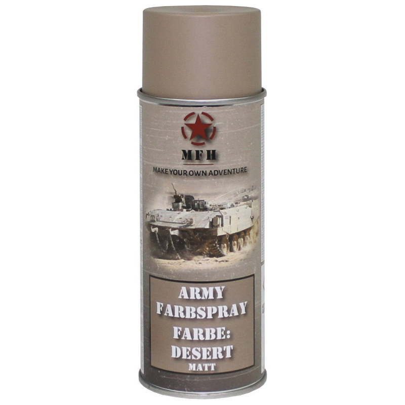 Spray Militar Deserto Mate [MFH] — Outros — Airsoft Market PT
