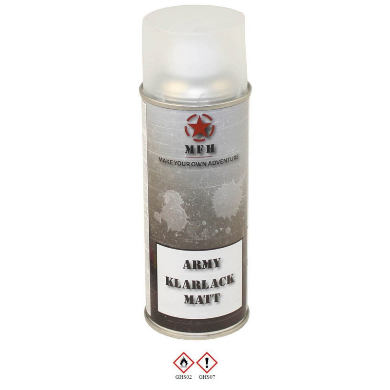 Spray Militar Transparente Mate [MFH] — Outros — Airsoft Market PT