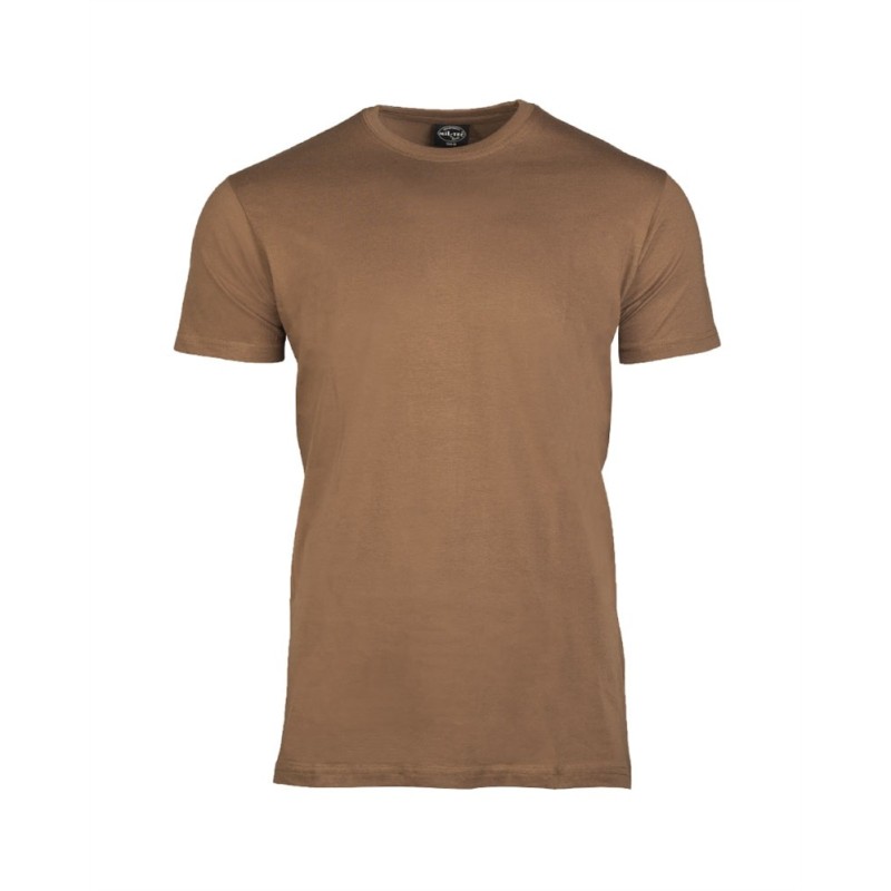T-Shirt Estilo US Castanho Escuro [Miltec] — Vestuário (Fardas) — Airsoft Market PT