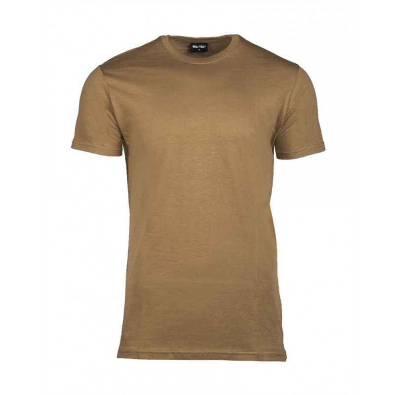 T-Shirt Estilo US Coyote [Miltec] — Vestuário (Fardas) — Airsoft Market PT