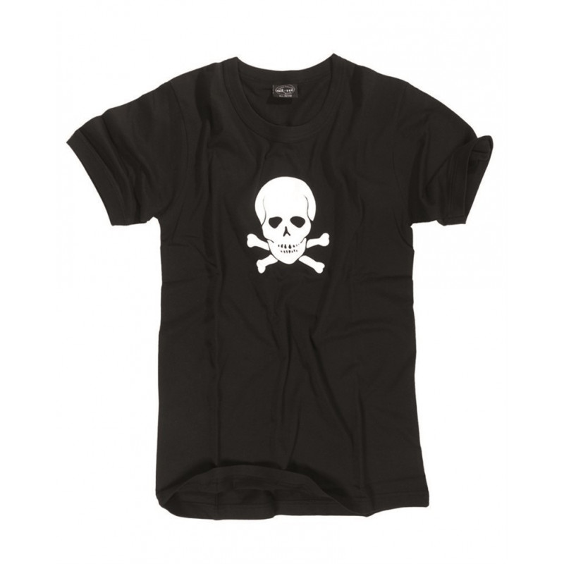T-Shirt "Skull" Preto — Vestuário (Fardas) — Airsoft Market PT