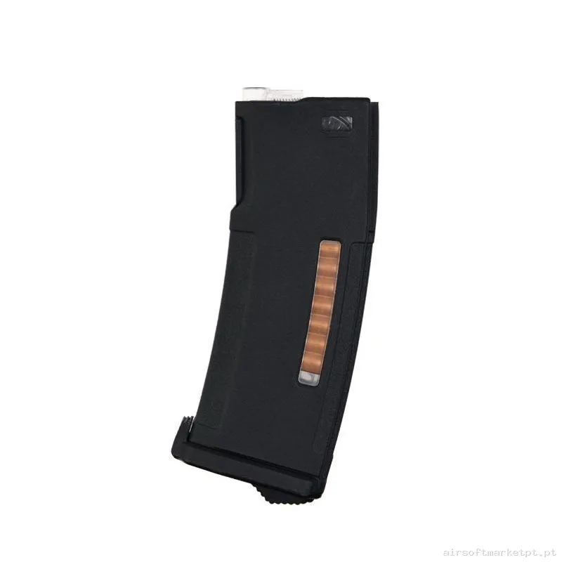 CARGADOR POLIMERO AEG M4 150 RDS BALAS NEGRO SAIGO DEFENSE — Carregadores / Magazines — Airsoft Market PT