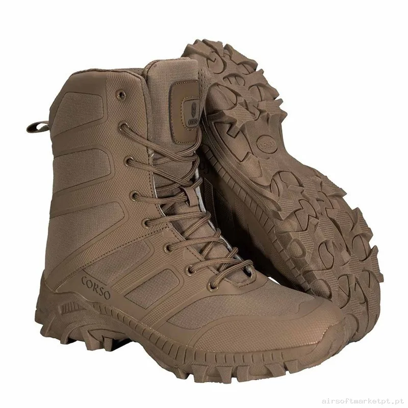 Bota Corso Bandit 8” Coyote - 43 — Calçado — Airsoft Market PT