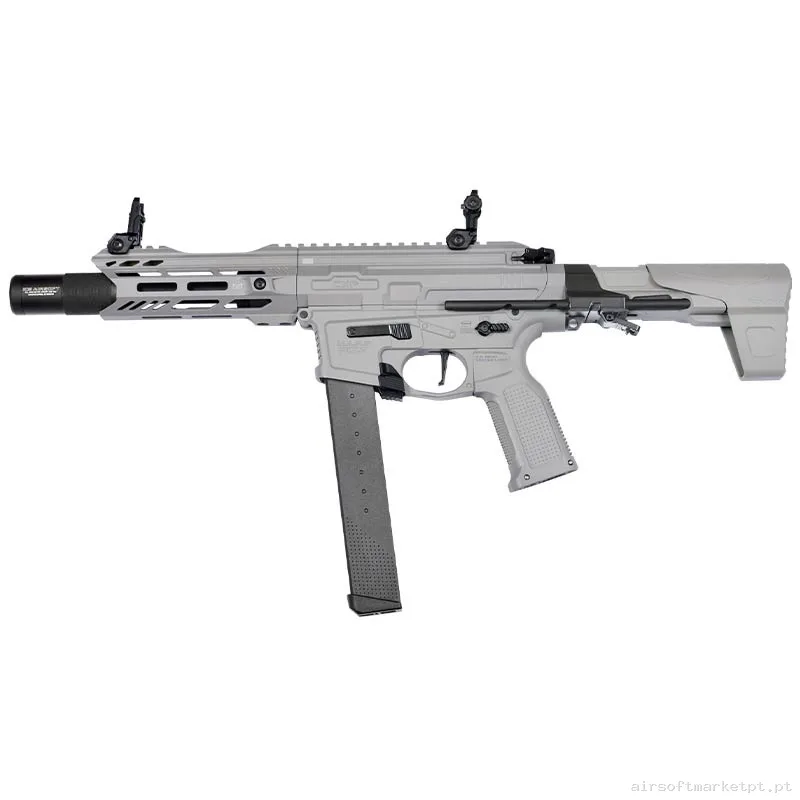 Réplica airsoft AEG M4 ICS EBB Cxp-Mars Pdw9 S3 ETU Cinza Urbano — Rifles de Assalto (AR/M4/AK) — Airsoft Market PT