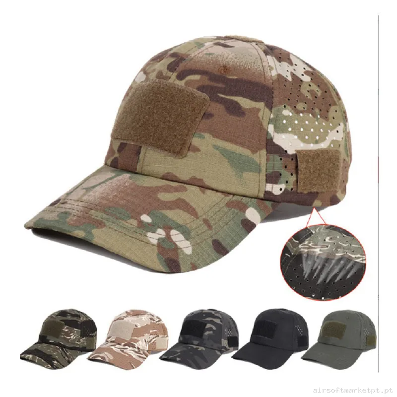Gorra Camuflaje Negra Velcro Beisbol Ajustable Gen2 — Proteção Ocular & Facial — Airsoft Market PT (foto 3)