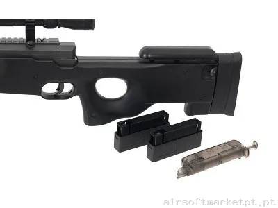 L96 MB01B Well No Preto — Snipers — Airsoft Market PT (foto 8)