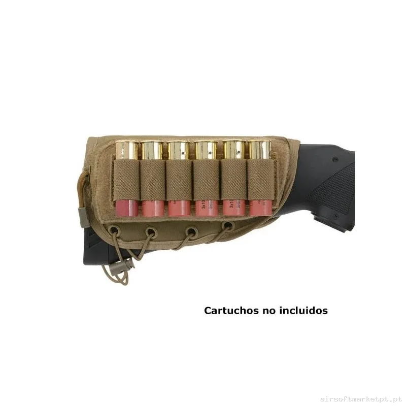 Pouch Porta Cartuchos De Escopeta Gen2 Tan — Coletes & Rigs — Airsoft Market PT