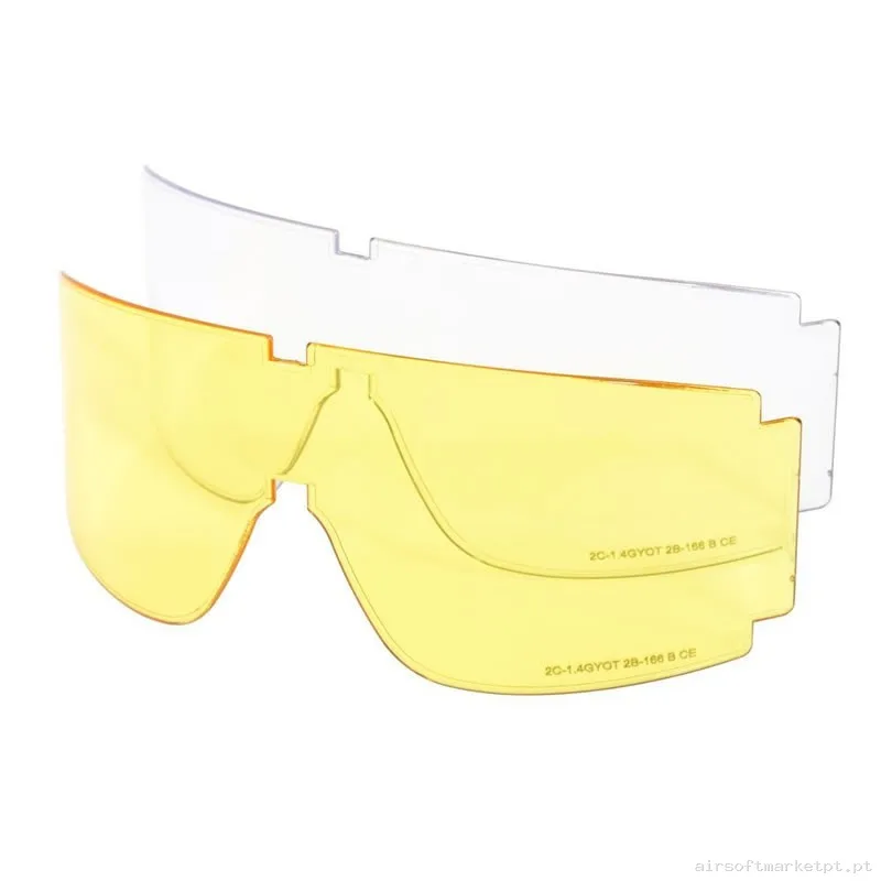 GAFAS PANTALLA TAN 3 LENTES X800 DELTA TACTICS — Proteção Ocular & Facial — Airsoft Market PT (foto 2)