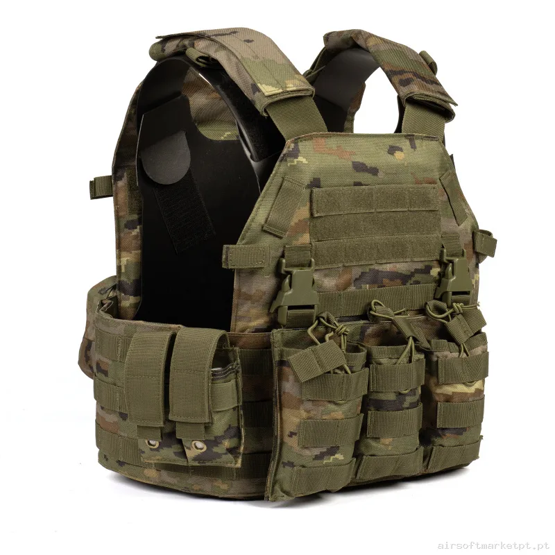 CHALECO SIXMM 6094S Boscoso Español — Coletes & Rigs — Airsoft Market PT