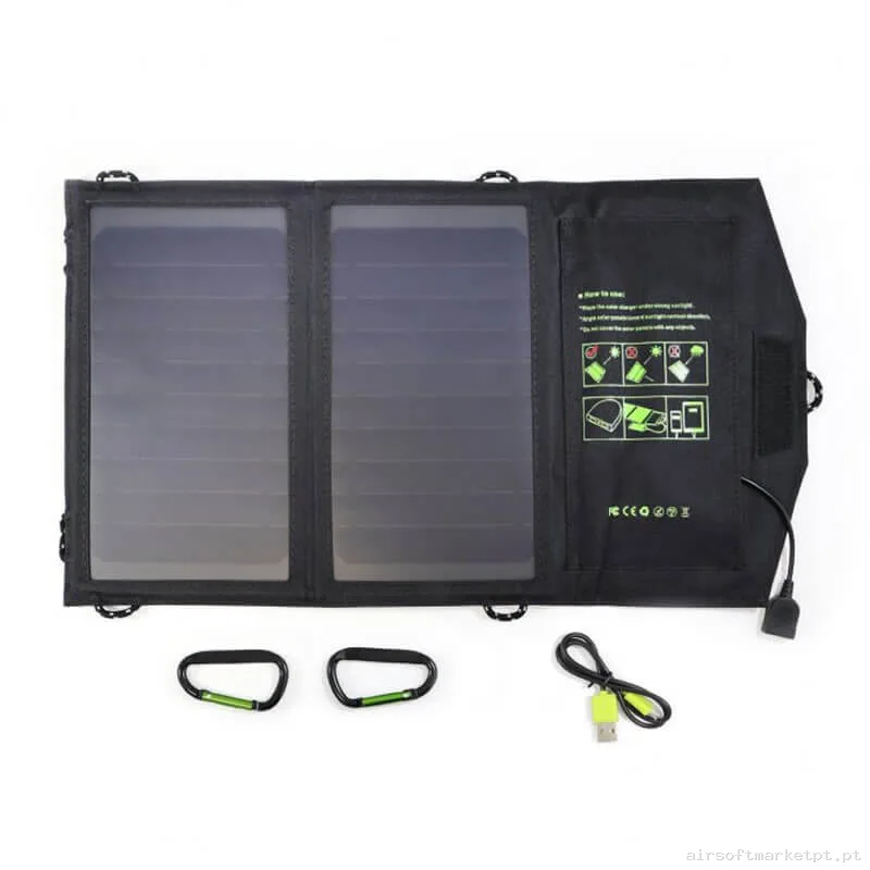 Carregador Solar Usb Basic Nature Solar Charger Basic 10w — Baterias & Carregadores — Airsoft Market PT