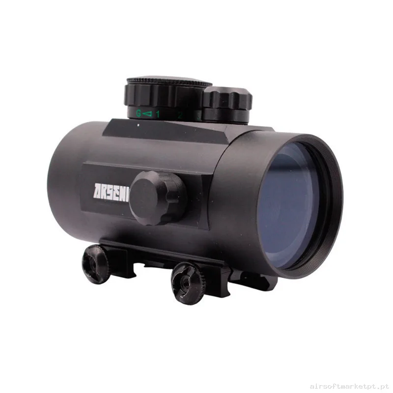 Red Dot Punto Rojo/Verde Arsenic Argon 1X40 AS40 negro — Miras & Ópticas — Airsoft Market PT (foto 2)