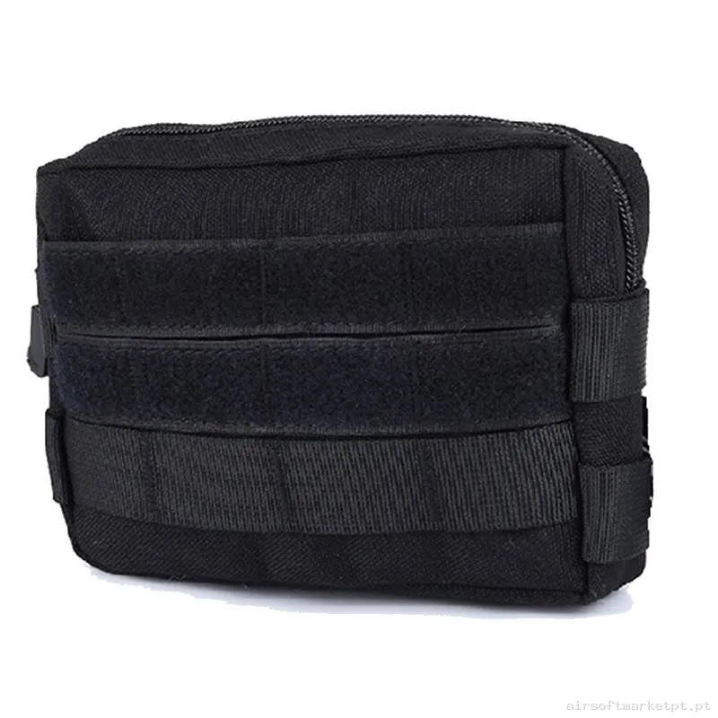 POUCH PORTA ACCESORIOS DELUXE NEGRO — Coletes & Rigs — Airsoft Market PT