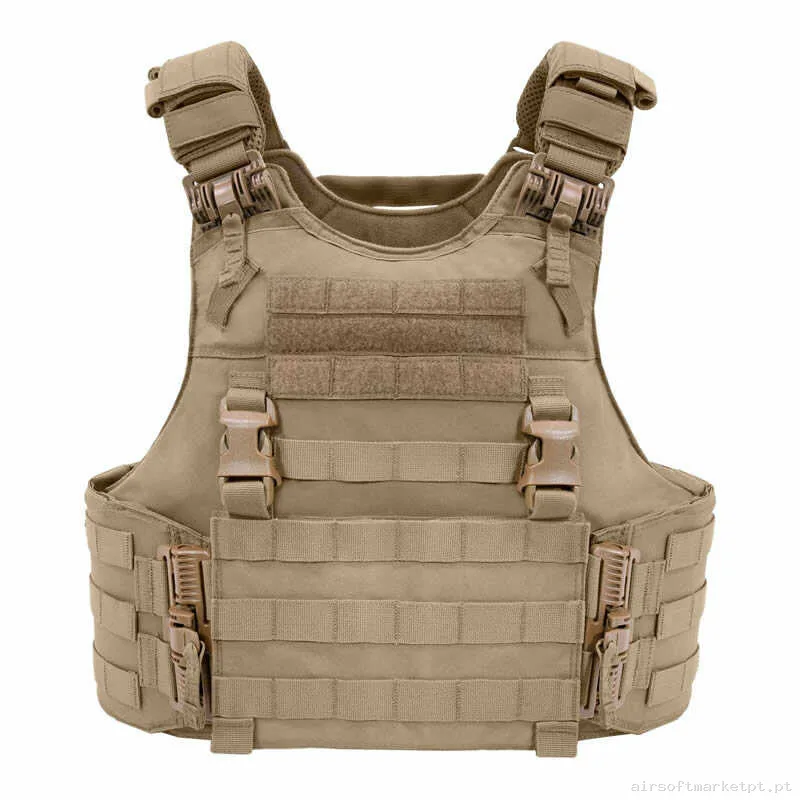 Colete Qrc Porta Placas Warrior Assault Quad Release Plate Carrier coyote tan — Coletes & Rigs — Airsoft Market PT