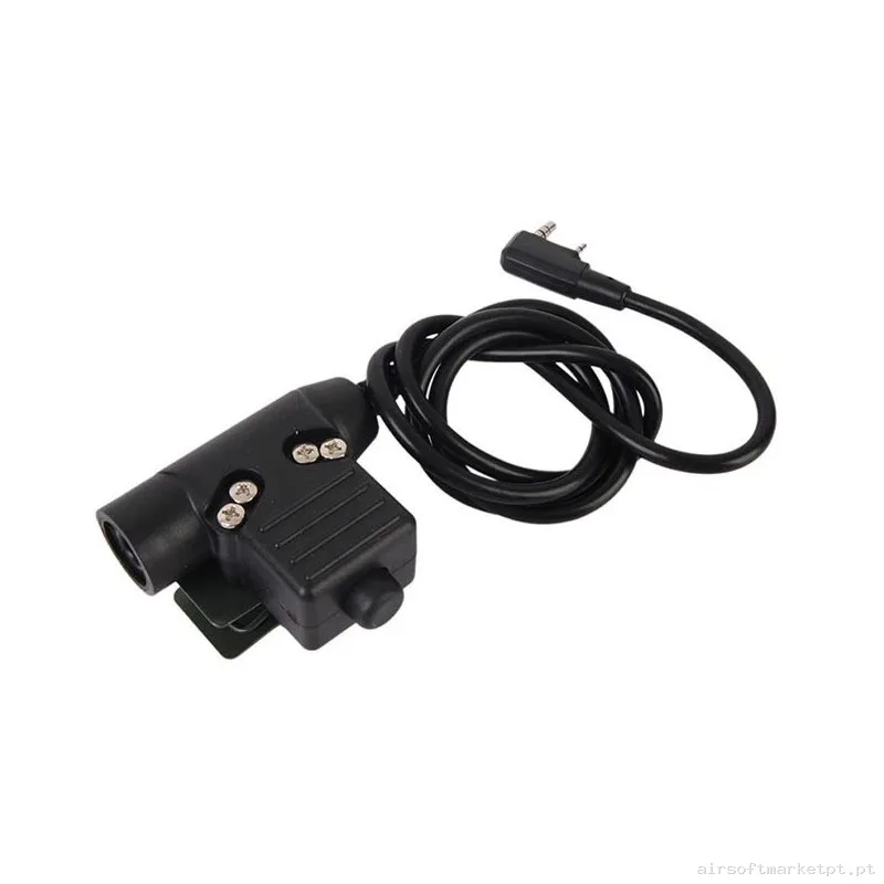PTT U94 Kenwood ZTACTICAL - Negro — Rádios & Comunicação — Airsoft Market PT