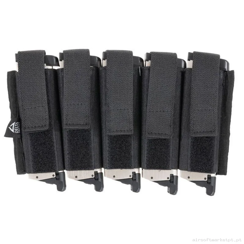 Pouch X5 Pistola Delta Tactics Speedsoft Negro — Coletes & Rigs — Airsoft Market PT