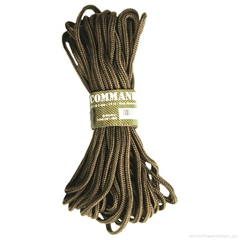 Corda Multiuso Mil-Tec Commando Rope 15m coyote — Acessórios & Componentes — Airsoft Market PT