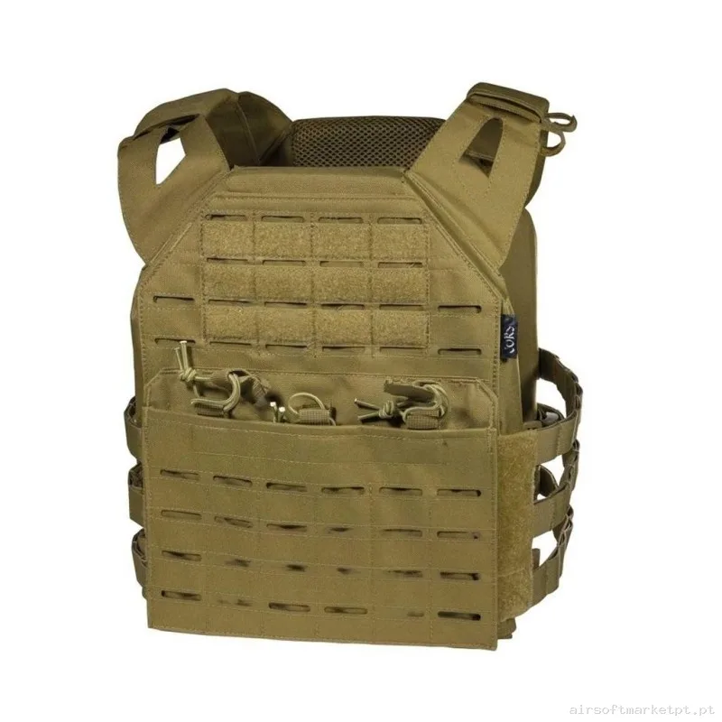 Chaleco Corso Drake Plate Carrier Mk1 Coyote — Coletes & Rigs — Airsoft Market PT