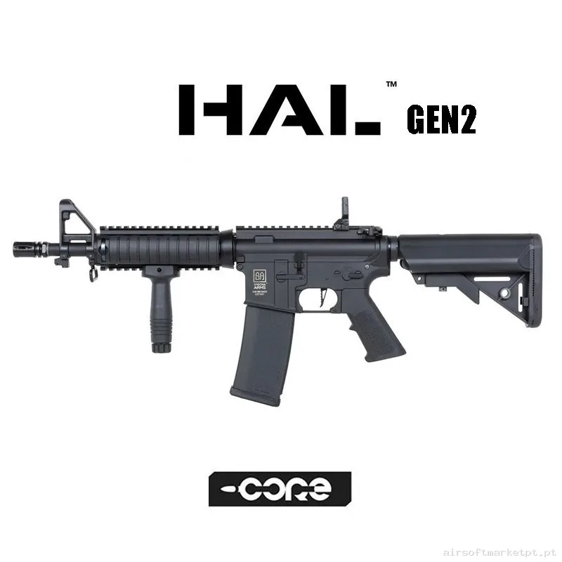 Réplica Specna Arms Sa-C04 Core Gen2 Hal Etu Negro — Rifles de Assalto (AR/M4/AK) — Airsoft Market PT