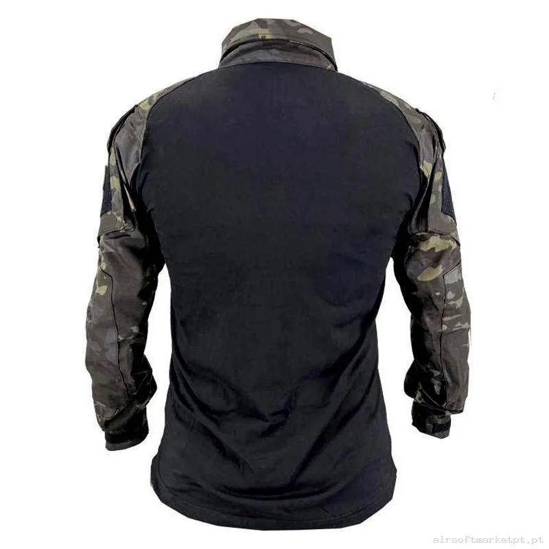 Camiseta Combate Conquer Dlx Multicam Black - XS — Vestuário (Fardas) — Airsoft Market PT (foto 2)
