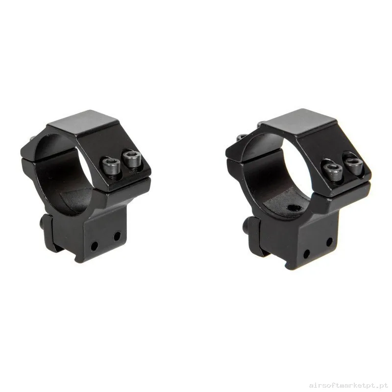 Anillas 30Mm Victoptics Aluminio Negro — Miras & Ópticas — Airsoft Market PT