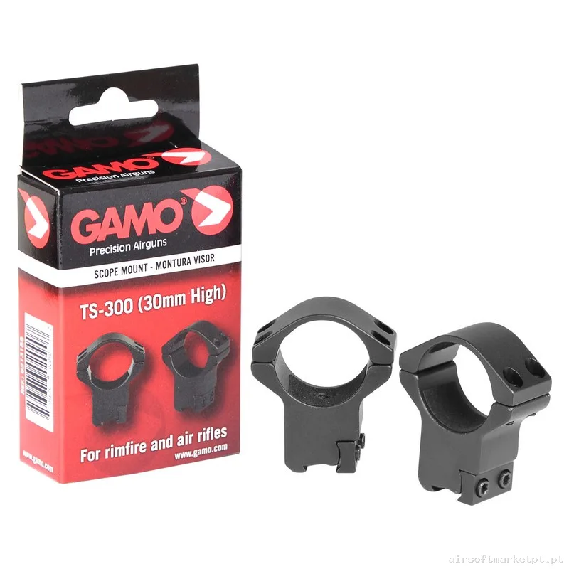 Externo Anillas Altas 30mm Gamo Trilho 11mm 2u — Acessórios & Componentes — Airsoft Market PT