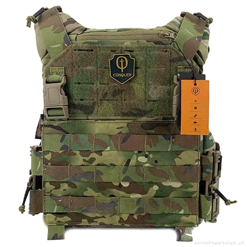 Colete Cqr Gen 2 Conquer Estilo multicam — Coletes & Rigs — Airsoft Market PT